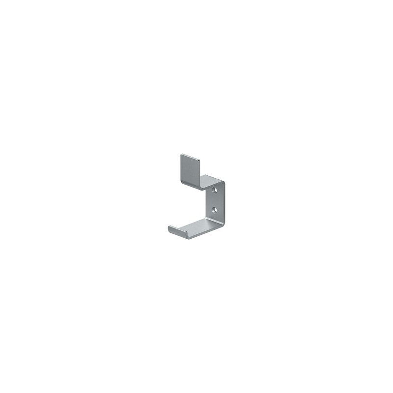Deltana MH11U14 Heavy Duty, Modern Hook, 2-5/8" Projection in Polished Nickel, Brushed Chrome