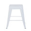 Tabouret à hauteur de comptoir 24 po, ensemble de 2 tabourets de bar en métal sans dossier, non empilable, amovible et facile à assembler, conception peu encombrante pour îlot de cuisine, bar, café et salle à manger-445325845