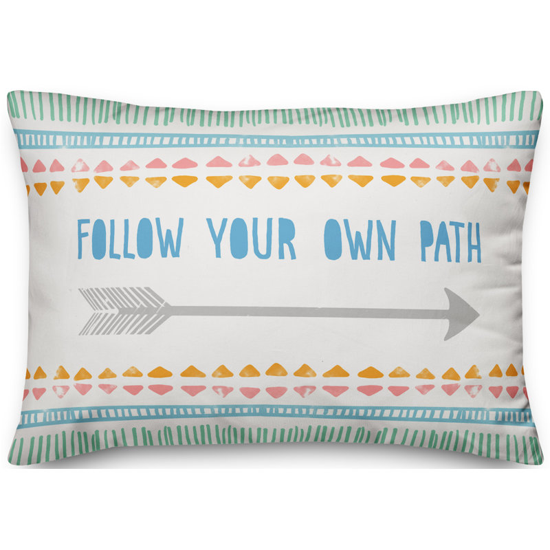  Coussin Suivez votre propre chemin