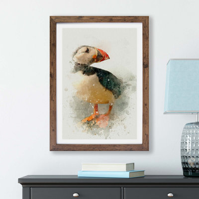 An Atlantic Puffin - Framed Print