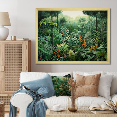 «Tropical Wilderness Escape I», reproduction sur toile