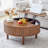 Round Lift Top Coffee Table with Storage