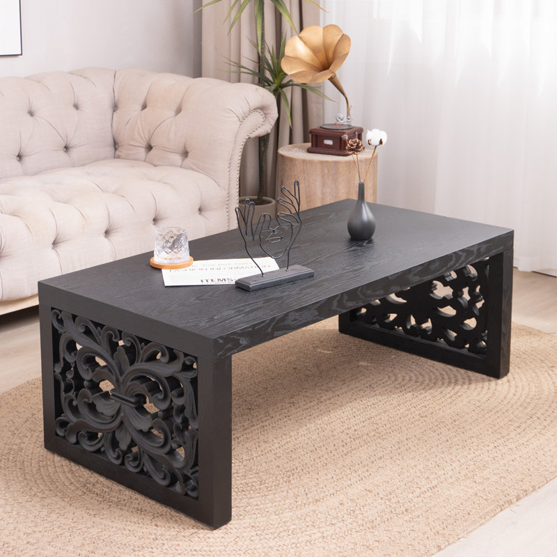 Table basse 47,2 po, Noir