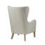 Fauteuil à oreilles Beige