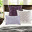 Ensemble de literie réversible 6 pièces, courtepointe en mélange de coton avec coussins décoratifs, style transitionnel pour la maison