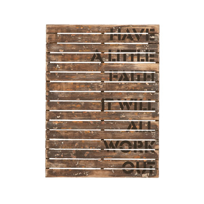 Art textuel en bois