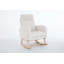 Chaise berçante avec pieds en bois massif-1675249531