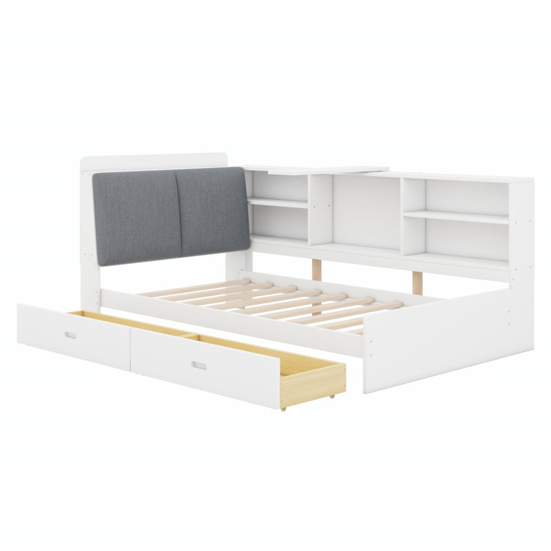 Lit bibliothèque Barcroft, Blanc