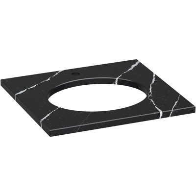 Silestone Quartz 25-In Vanity Top With Oval Cutout