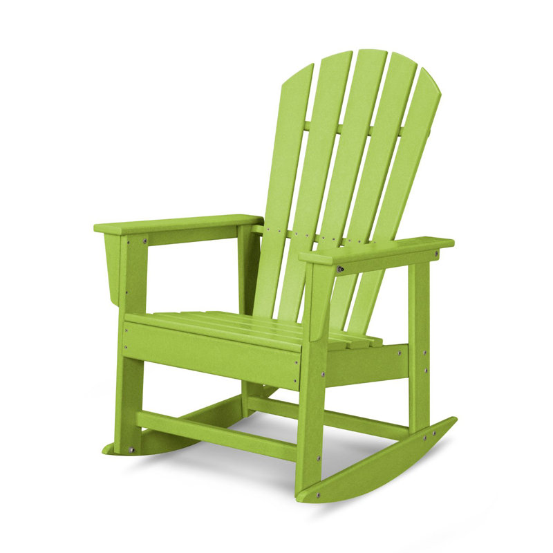 POLYWOOD South Beach Rocking Chair, Lime