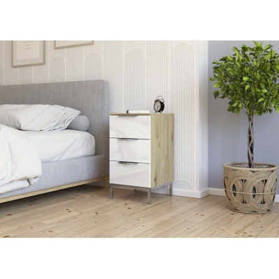 Flipp Manufactured Wood Bedside Table