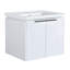 Ensemble de meuble-lavabo simple 47,82 po avec plateau en céramique Elshan