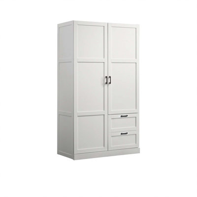 Armoire-penderie blanche Aurelia
