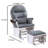 Noni Manual Glider Chair with Ottoman-106065247-106065249