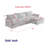 109" Sofa With Ottomans-1676841320