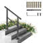 Stair Railing Kit Aluminum Handrail Flexible Outdoor Deck Hand Rail-670984423