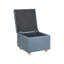 59.99cm Wide Square Solid Colour Ottoman with Storage-1405066481