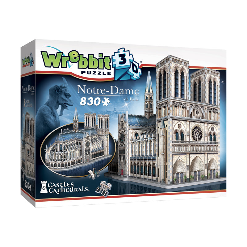 830 pièces Châteaux et Cathédrales - Notre-Dame de Paris