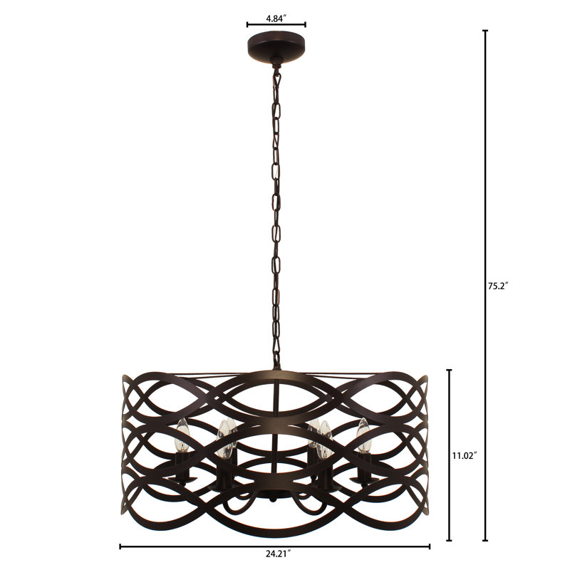 Hidalgo 6 - Light Drum Chandelier