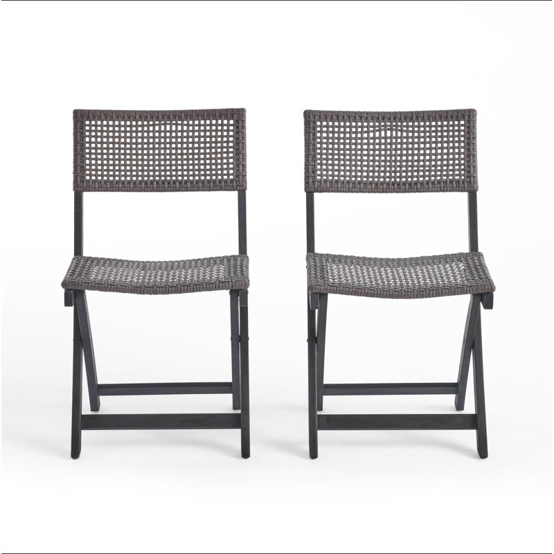 Chaise bistro Hillside, ensemble de 2, Grey