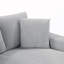 Chaise longue avec coussins et rangement caché-346912566