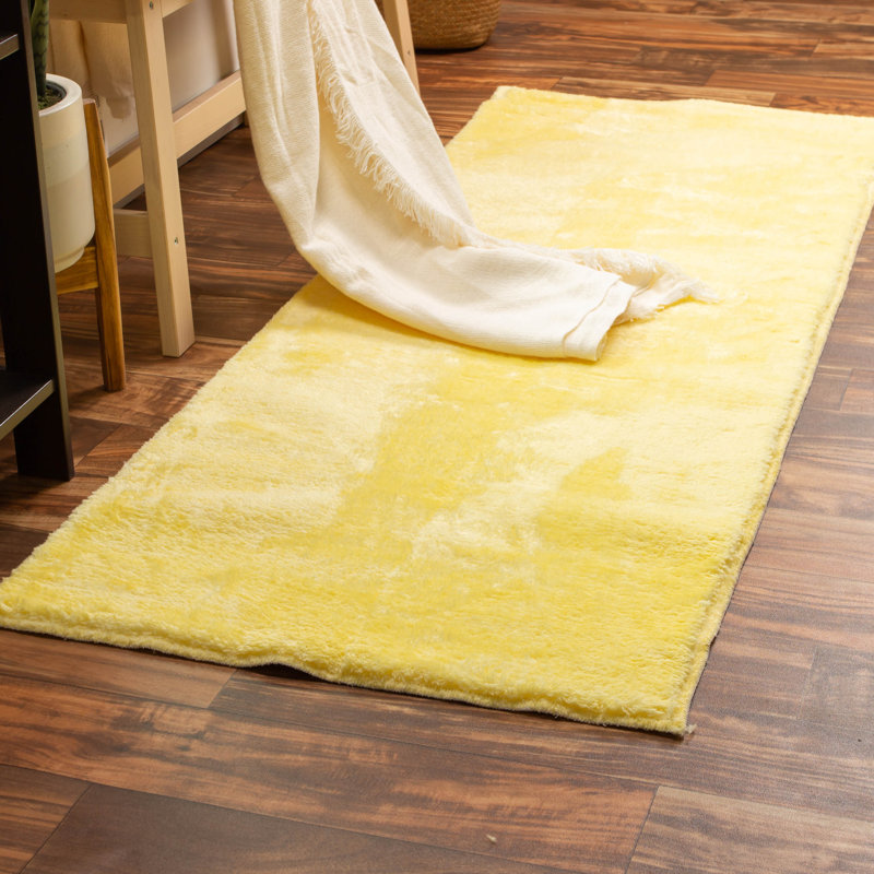 Basilico Faux Fur Indoor Rug, Rectangle 6'7" x 9'