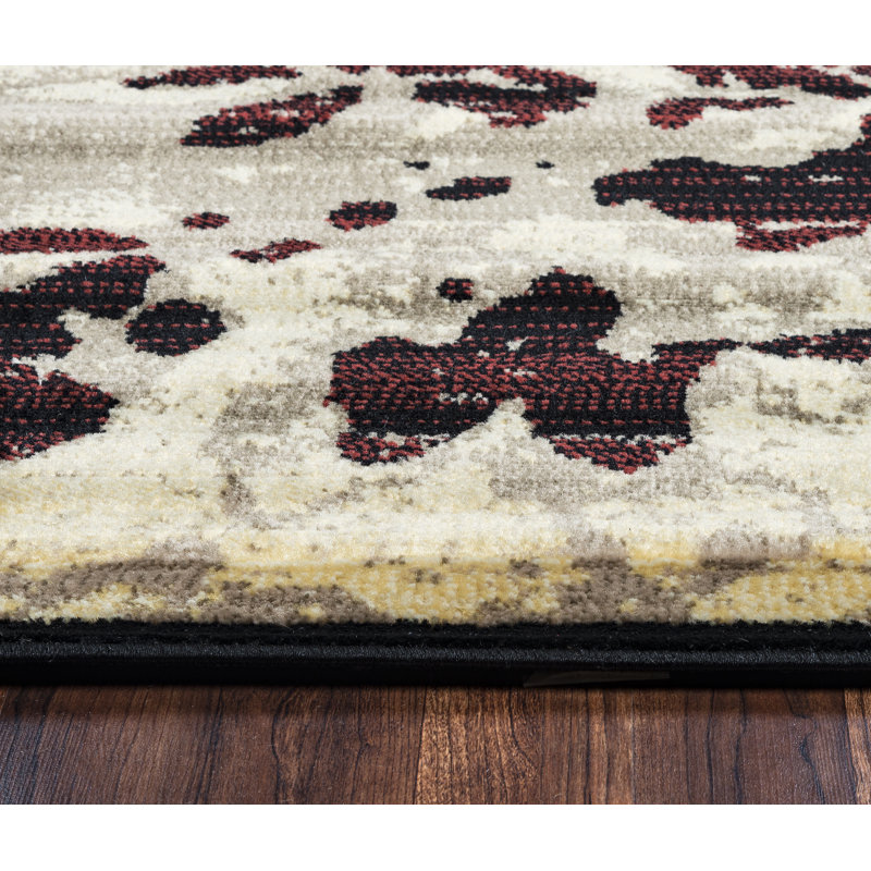 Culver Floral Indoor Rug, Rectangle 3'3" x 5'3"