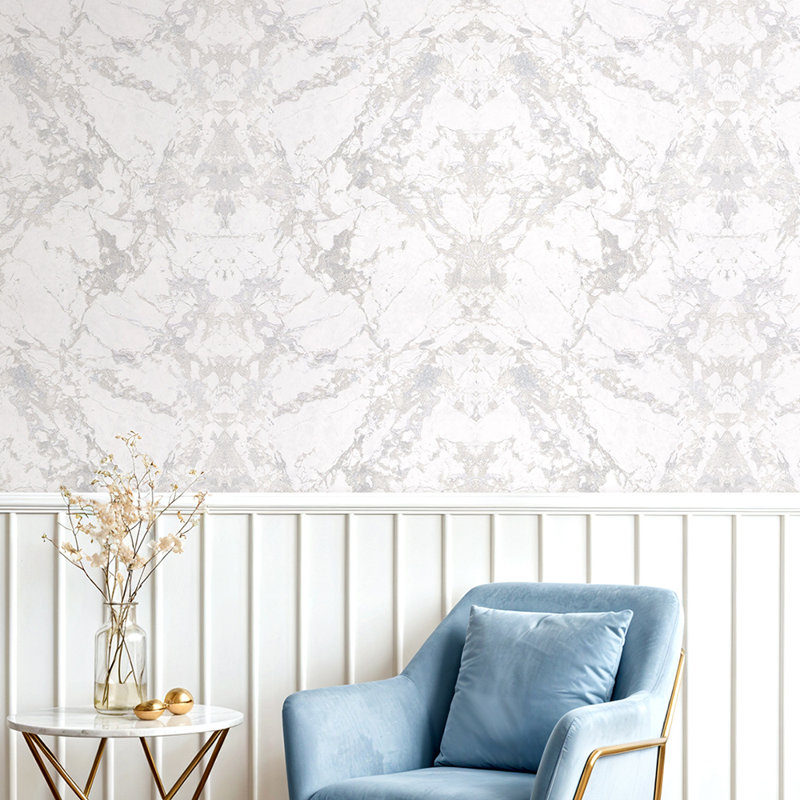 Non-Pasted Non-Woven 3D Embossed Wallpaper Roll