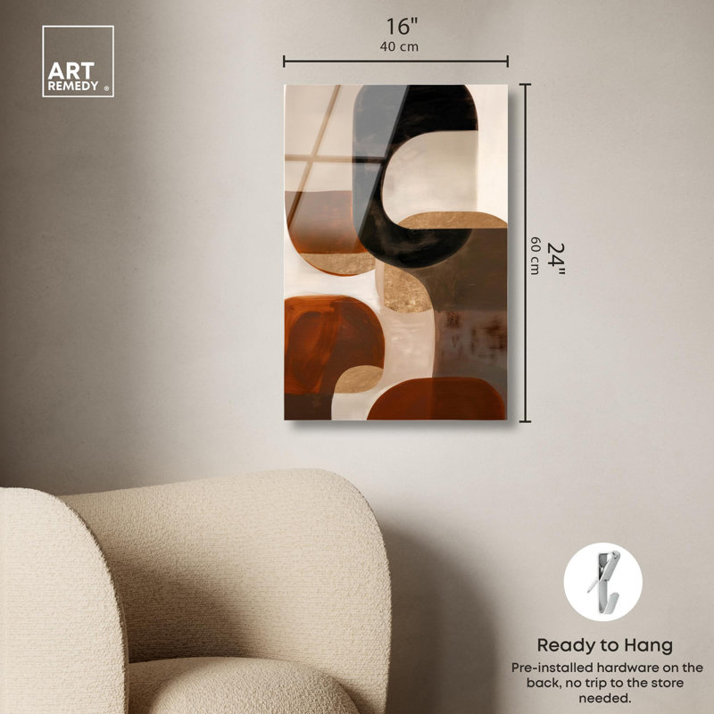 Impression sur toile Falling Earth Boho Decor par Art Remedy, H 24 po x l 16 po