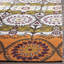 Allison Contemporary Cotton Orange/Grey Area Rug-19267846