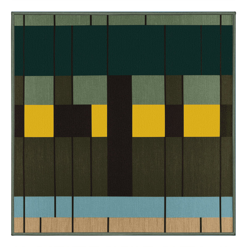 Tesselated Terrain Rug, Square 4'