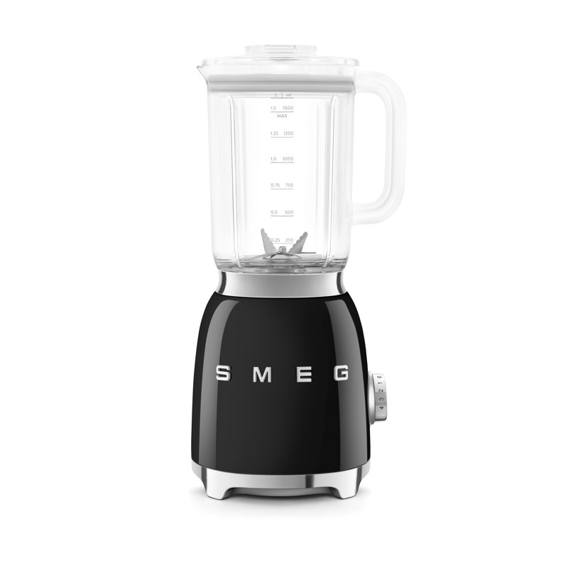 Smeg BLF03 50's Style Retro Countertop Blender, Black