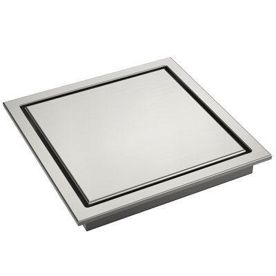 Drain de douche carré 6 po
