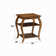 Jaydence Transitional 23"H 2-Shelf End Table with Square Top