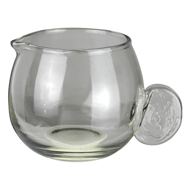 Pichet Lomi avec poignée à languette, verre - petit, H 3,5 po x L 5 po x l 3,75 po