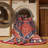 Oriental Area Rug in Red/Rust/Blues/Brown/Green-1350717362
