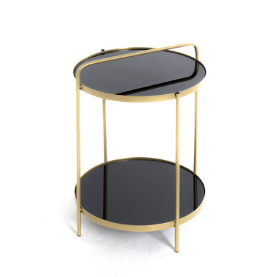 Sedillo Glass Top End Table