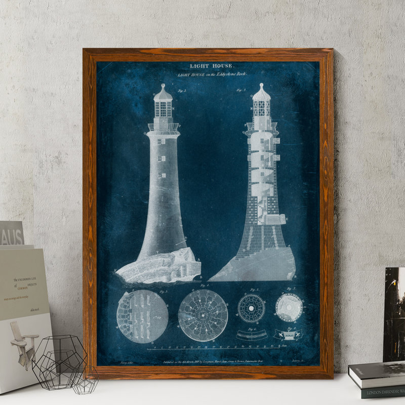 « blueprint blueprint » par paul cezanne-cadre photo, impression, H 32 po x l 44 po x P 1,25 po, Toile avec cadre érable