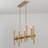 Trivon 8 - Light Dimmable Linear Kitchen Island Chandelier-1401182134