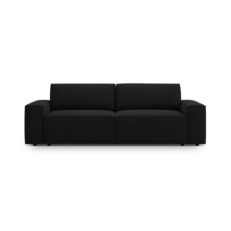 Biles 3 Seater Sofa Bed, Black