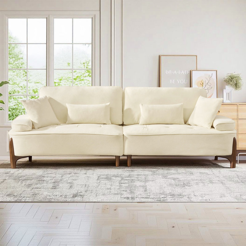 Canapé 103 po avec 3 coussins 103 po, Beige