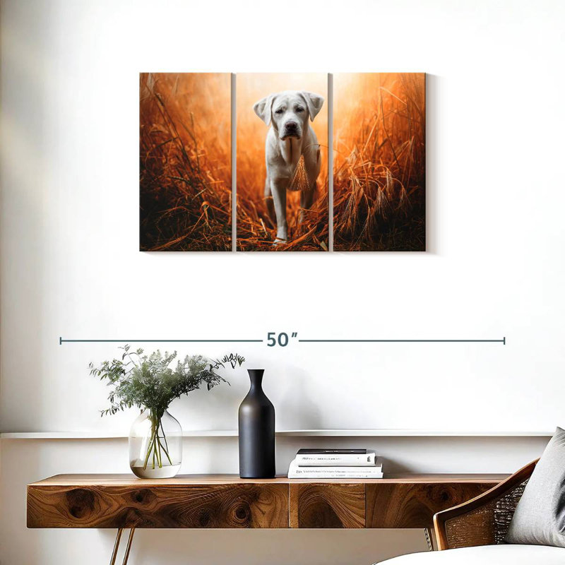 Lost Labrador Retriever, 20" H x 33" W
