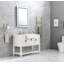 Miroir de salle de bain à DEL avec façade et rétroéclairage