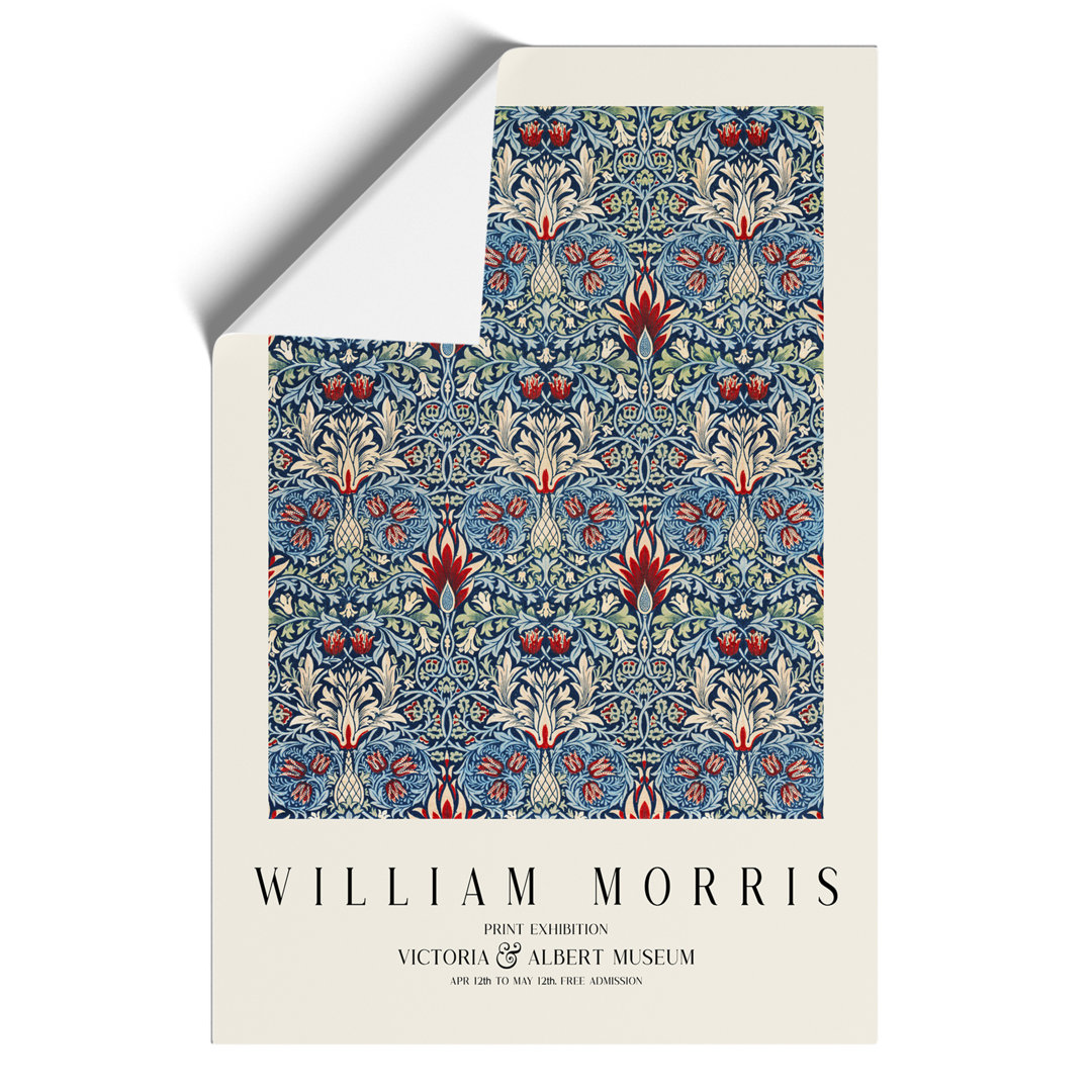 Snakeshead Print by William Morris - Frameless Print