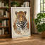Leopard in Stillness Boho - Wrapped Canvas-321008789-321008792