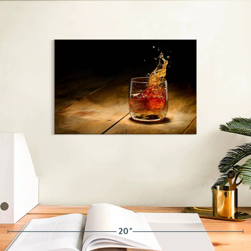 Verre à whisky Yarlin, H 8 po x l 12 po