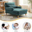 Chaise longue rembourrée avec dossier réglable Davene-797908661