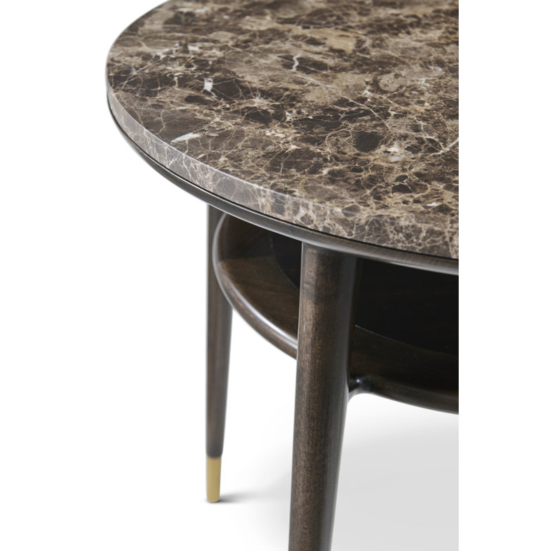 Ashburton Place Round Marble Top Side Table