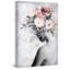 Couronne florale fraîche - reproduction sur toile tendue-50109901
