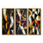 Fragment Abstract Shapes I - Modern Large Wall Art 3 Panels Collection-1775602562-1775602563-1775602581